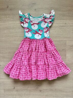 Eleanor Rose Snowman Dress